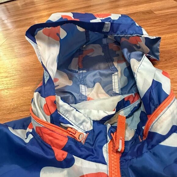 Cat & Jack blue, and orange light zip-up jacket | boys size XL 16 - Picture 6 of 14